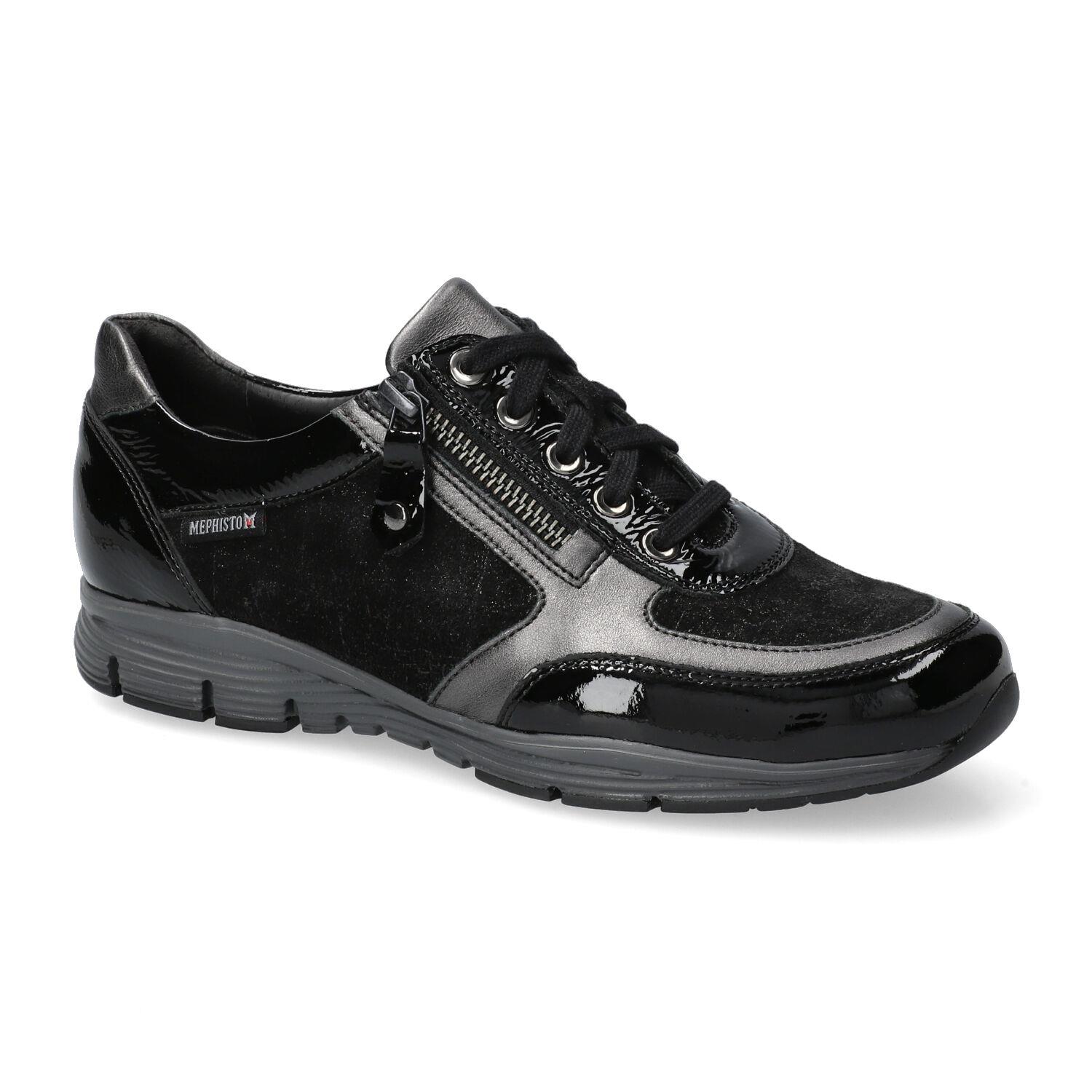 lacets femme modèle Ylona noir - Mephisto